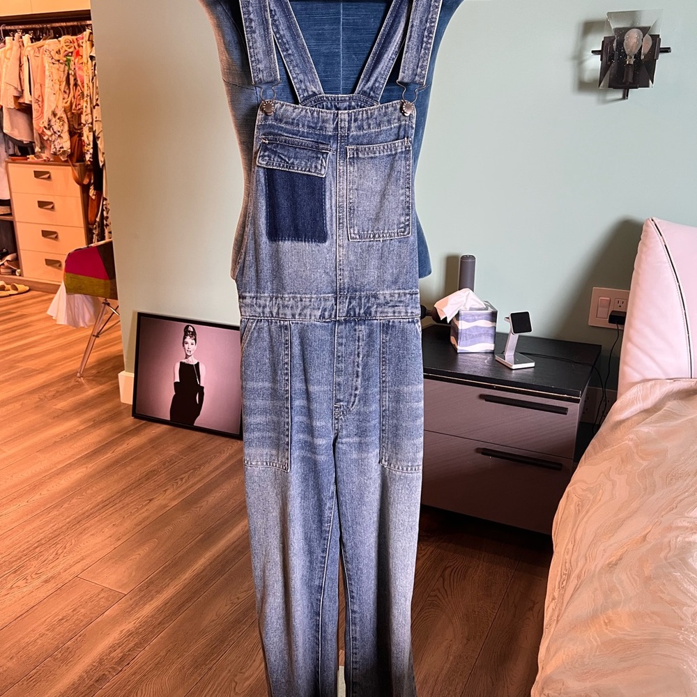 Forever 21 Blue Denim Overalls